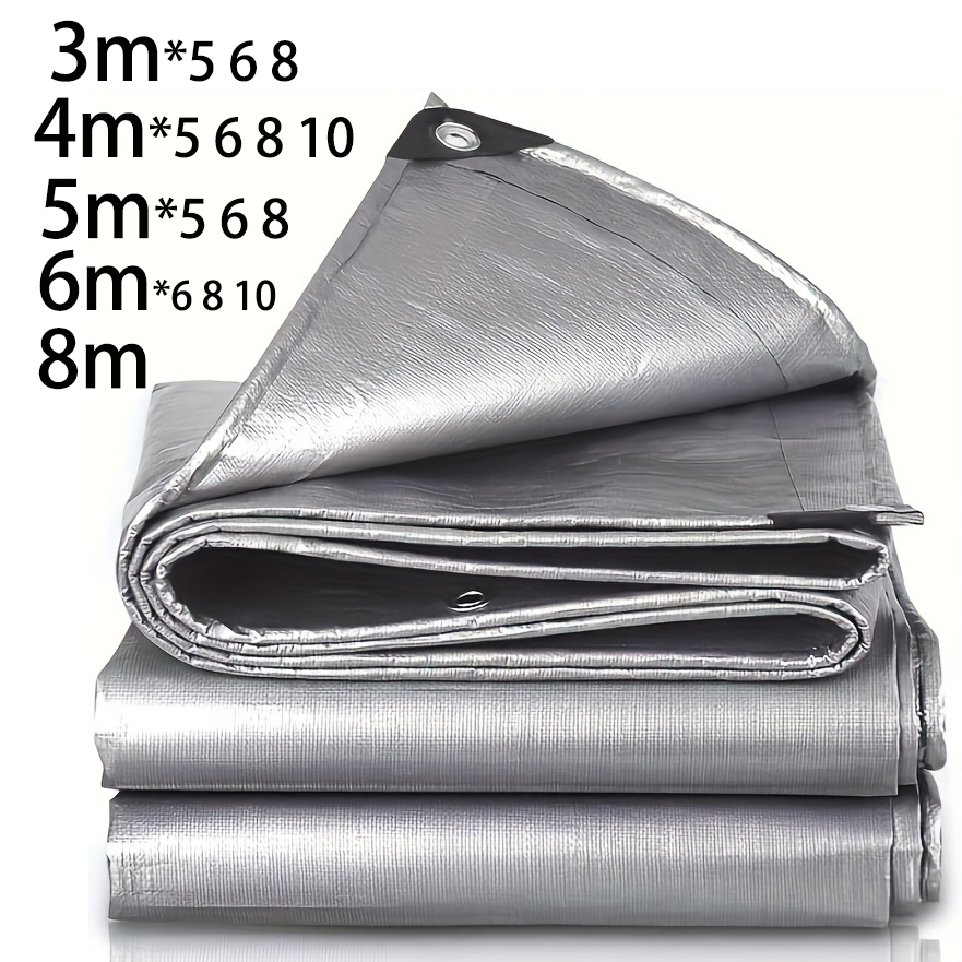 Outdoor Camping Automatic Quick Opening Tent - Large Waterproof Tarpaulin, Camping Tarpaulin, Silver
