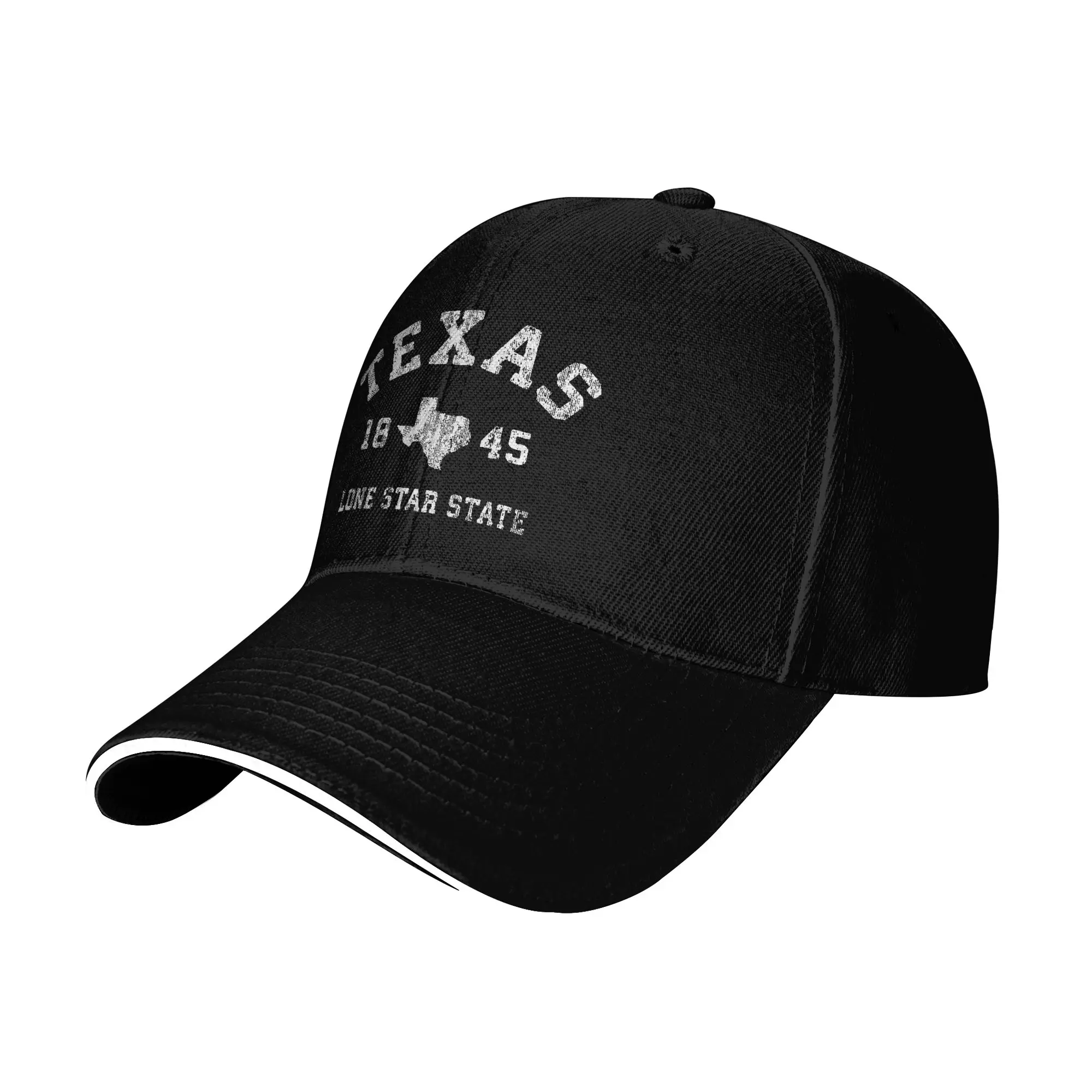 Outdoor Camping In Texas - Boné de Beisebol Lavado Texas Vintage