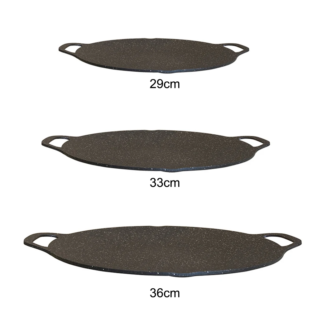 Outdoor Camping Griddle - Panelas de pratos antiaderentes, Frigideira a