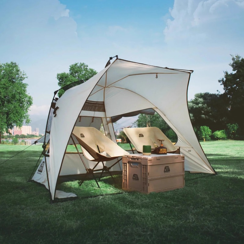 Outdoor Camping Automatic Quick Opening Tent - Refugio solar de praia portátil dobrável