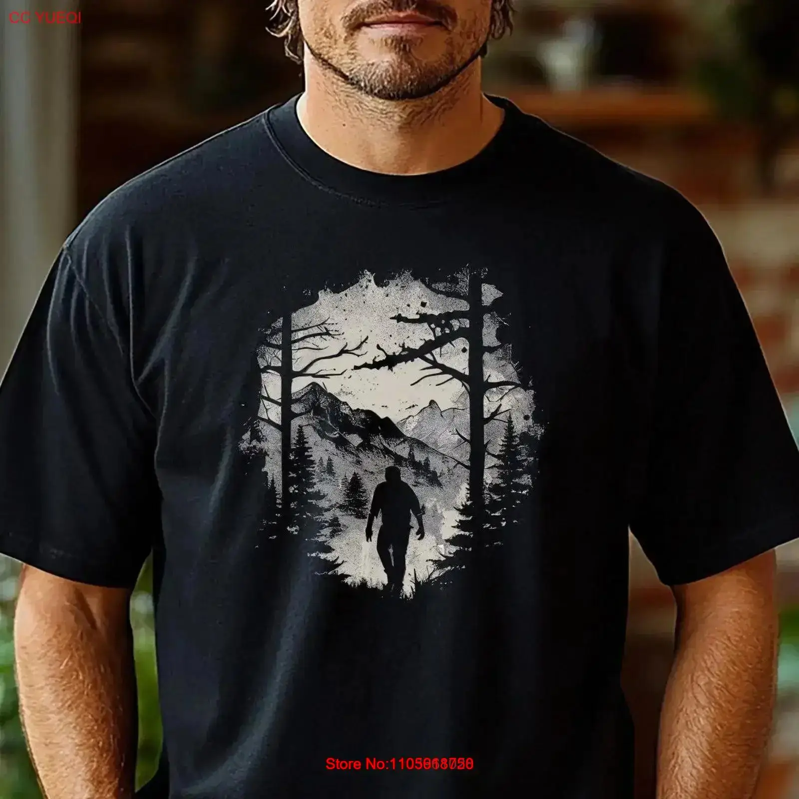 Outdoor Camping Ideas - Camiseta Masculina Vintage Lavada e Confortável