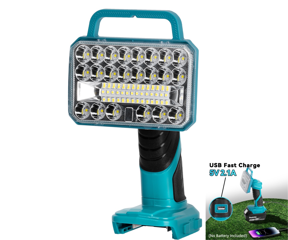 Outdoor Camping Jobs - Lanterna LED sem fio de 18W