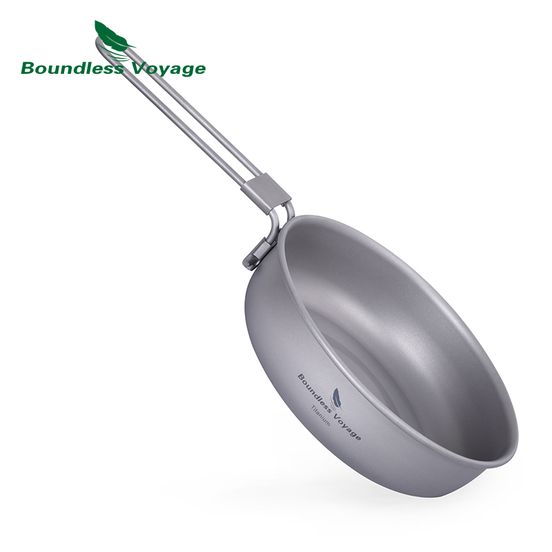 Outdoor Camping Griddle - Frigideira de titânio ultraleve Boundless Voyage