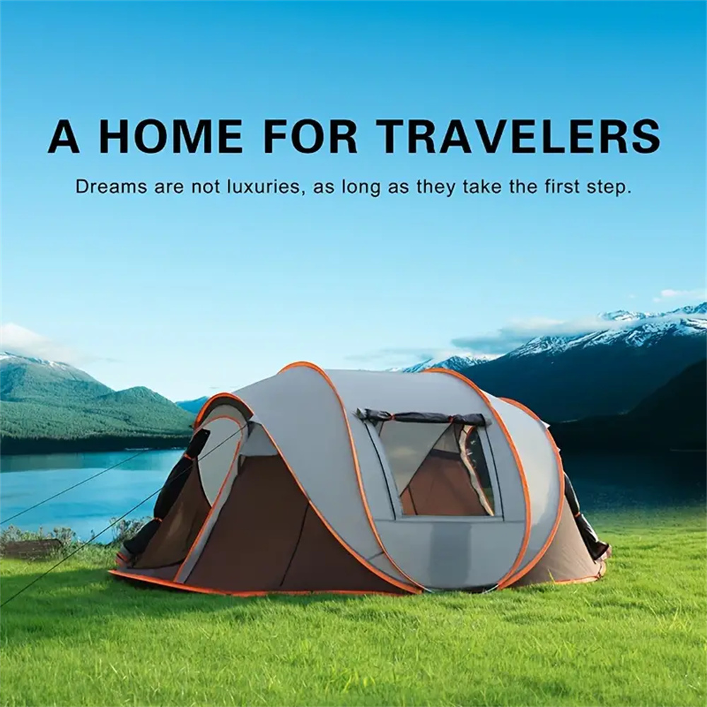 Outdoor Camping Automatic Quick Opening Tent - Barraca de Camping para 5-8 Pessoas,
