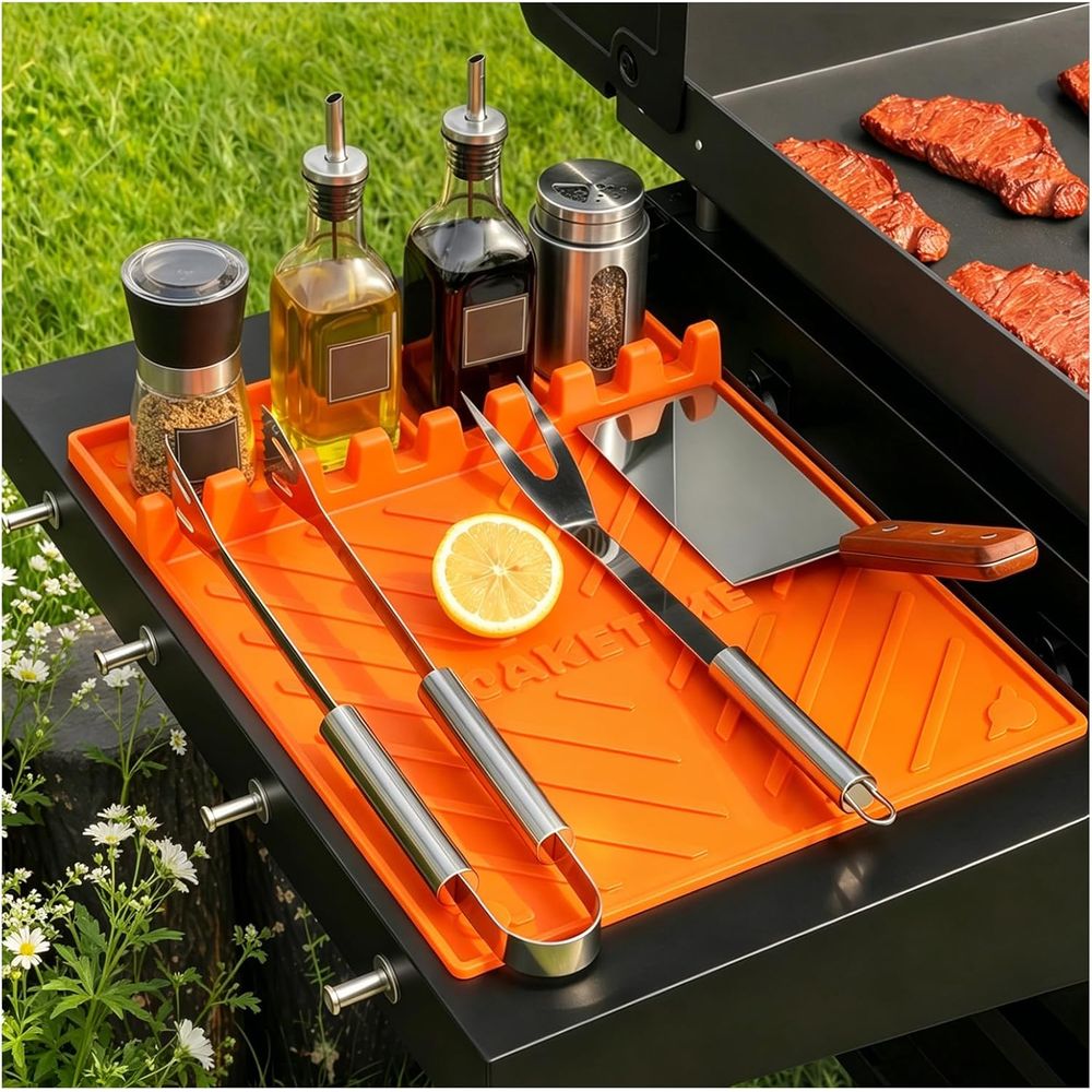 Outdoor Camping Griddle - Tapetes de Silicone para Grelha ou