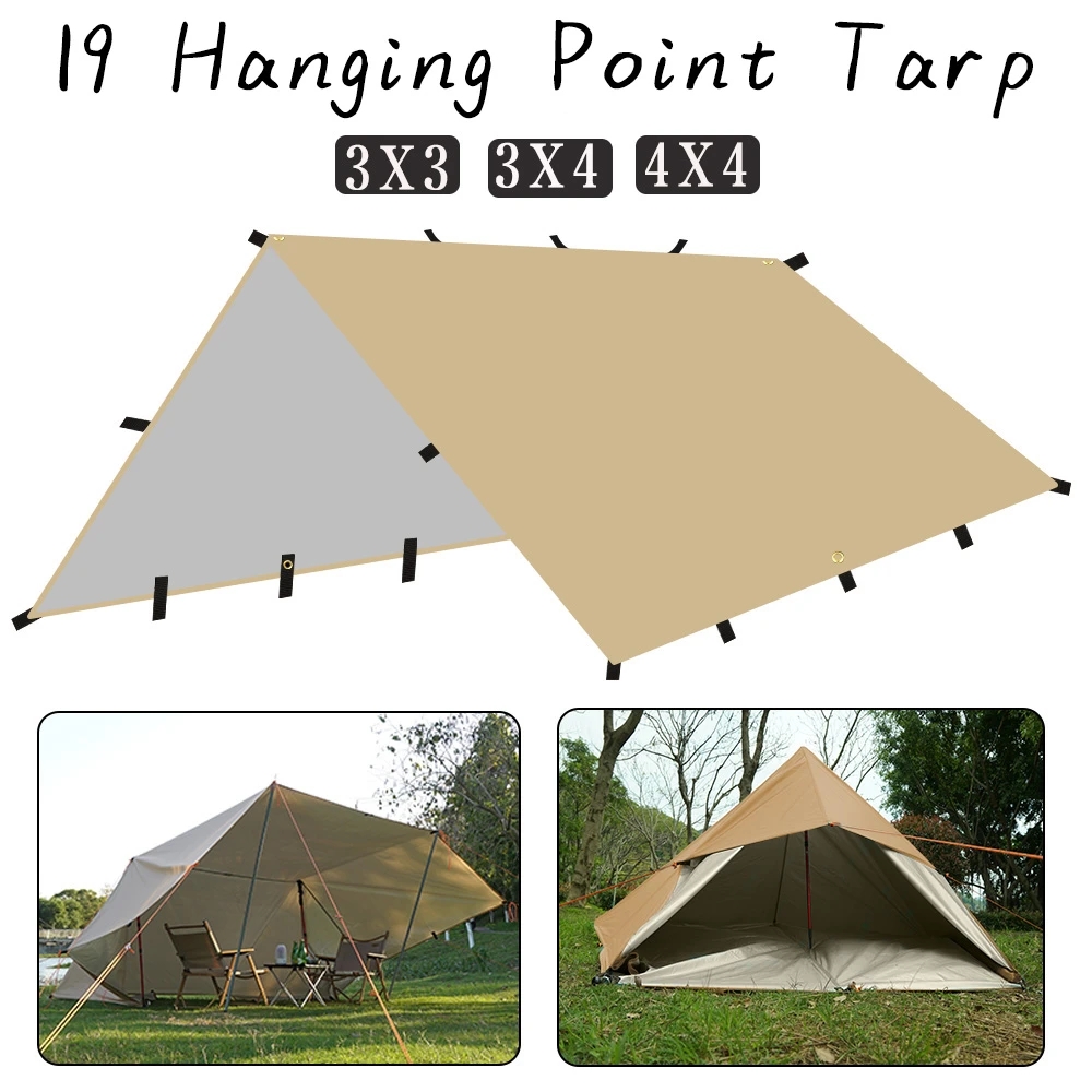 4x4m 4x3m 3x3m 19 Pontos de Pe - Outdoor Camping Automatic Quick Opening Tent avaliação e preço