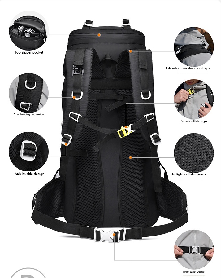 Mochila Profissional de Hiking - Outdoor Camping Backpack avaliação e preço