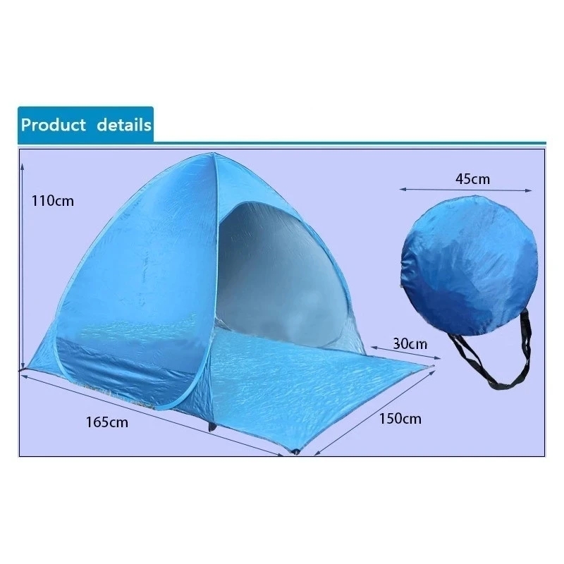 Tenda de praia de abertura aut - Outdoor Camping Automatic Quick Opening Tent avaliação e preço