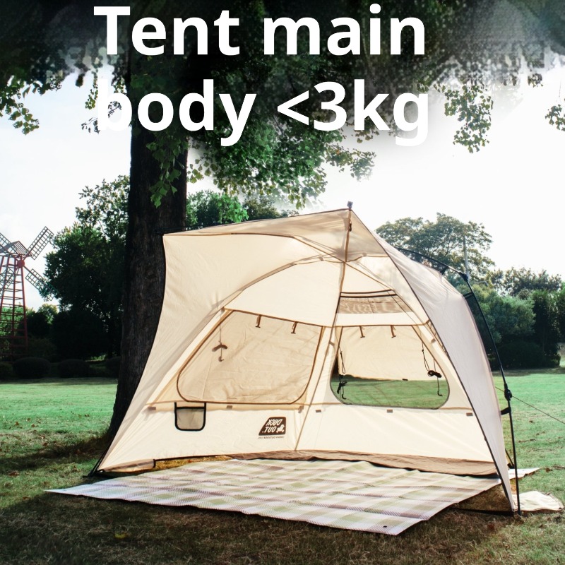 Refugio solar de praia portáti - Outdoor Camping Automatic Quick Opening Tent avaliação e preço