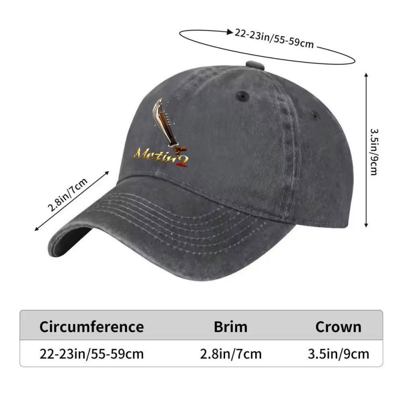 Boné de Beisebol Retrô Metin2  - Outdoor Camping Games For Adults avaliação e preço