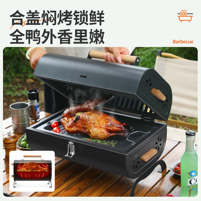 Churrasqueira e Grelha 2 em 1  - Outdoor Camping Griddle avaliação e preço