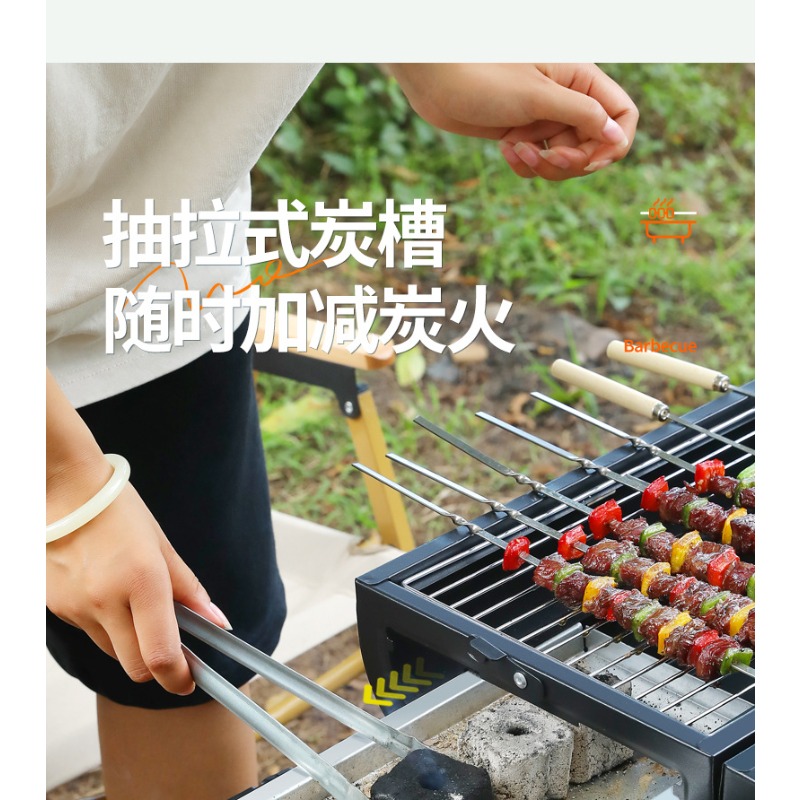 Churrasqueira e Grelha 2 em 1  - Outdoor Camping Griddle avaliação e preço