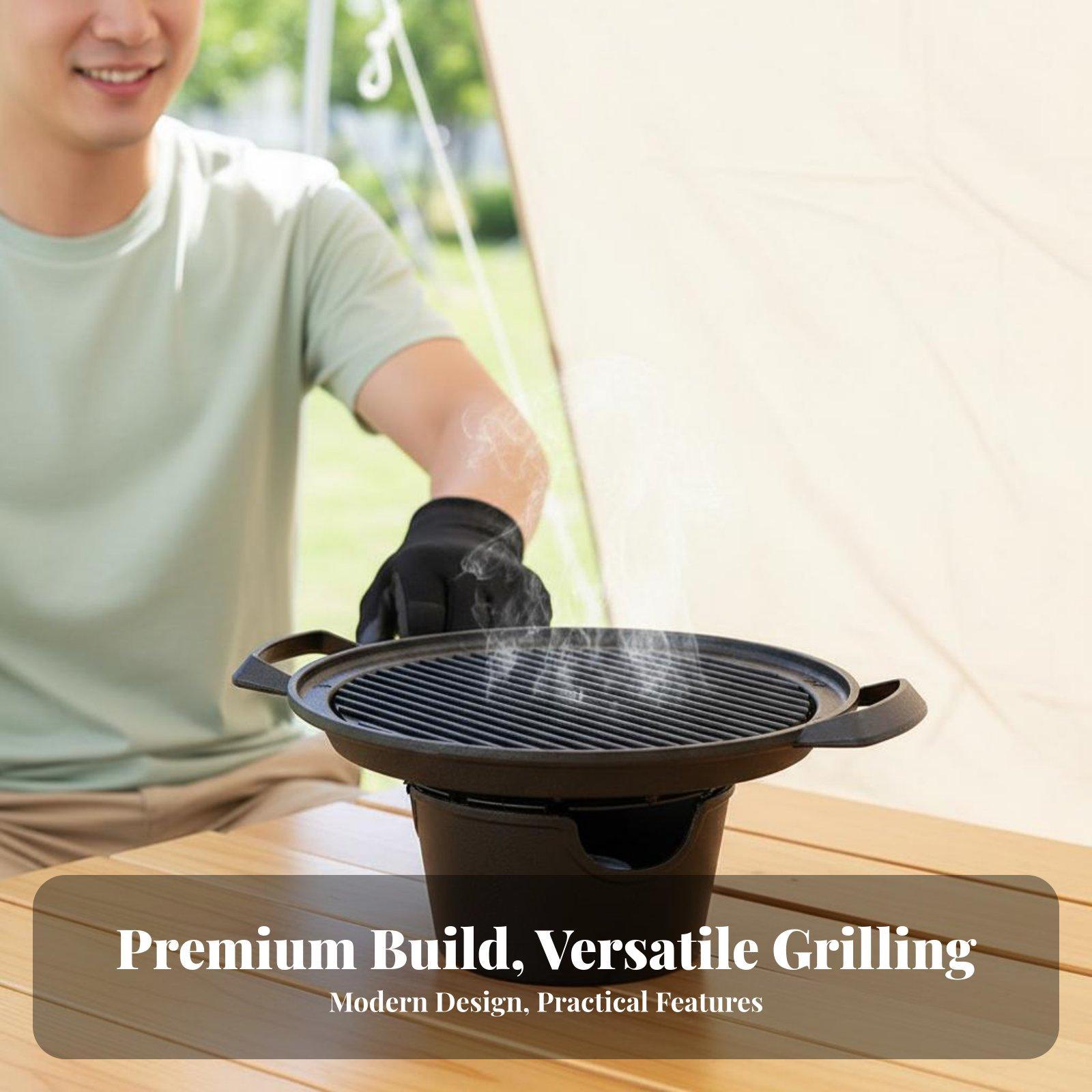 Churrasqueira Elétrica Portáti - Outdoor Camping Griddle avaliação e preço