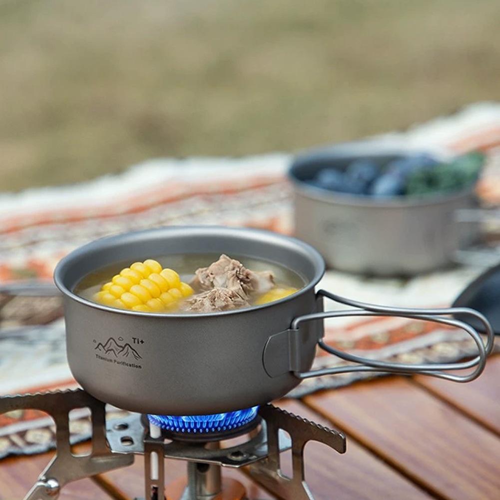 Panela de Camping em Titânio P - Outdoor Camping Korea avaliação e preço