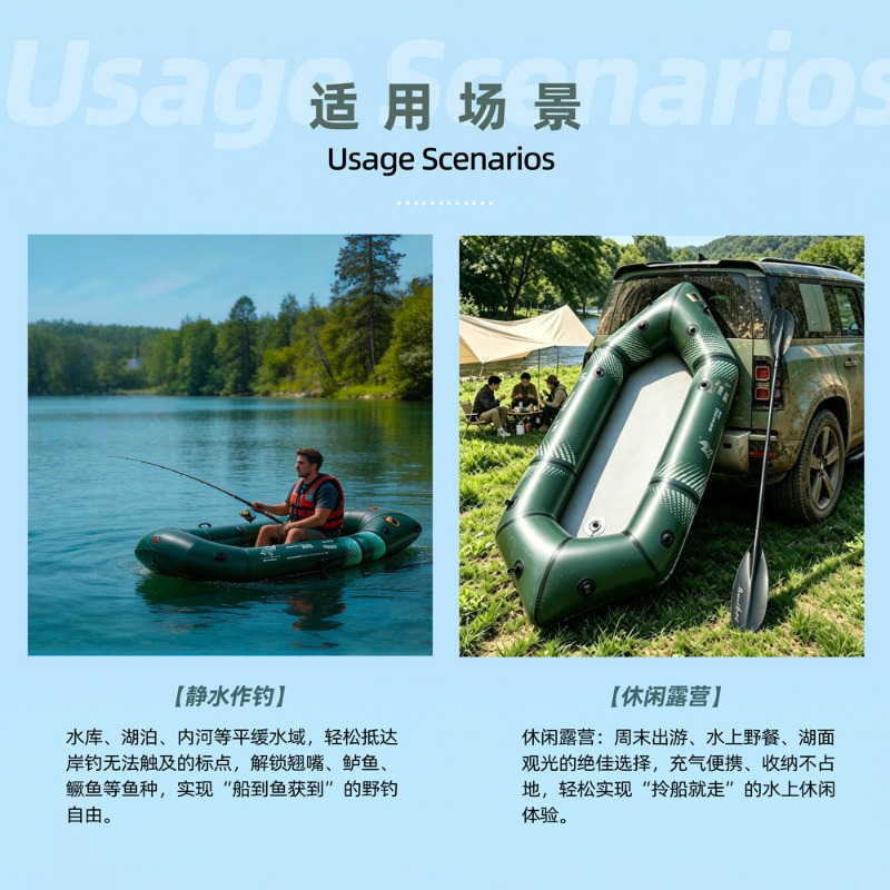Barco Inflável BLFst para Pesc - Outdoor Camping Backpack avaliação e preço