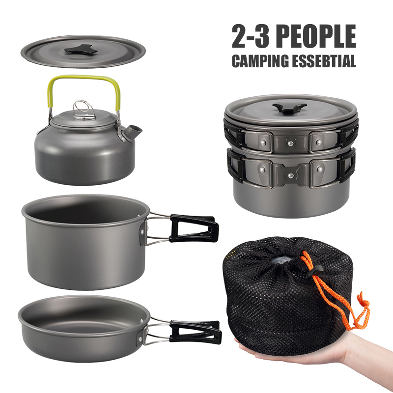 Westtune kit de panelas de aca - Camp Utensil Set avaliação e preço