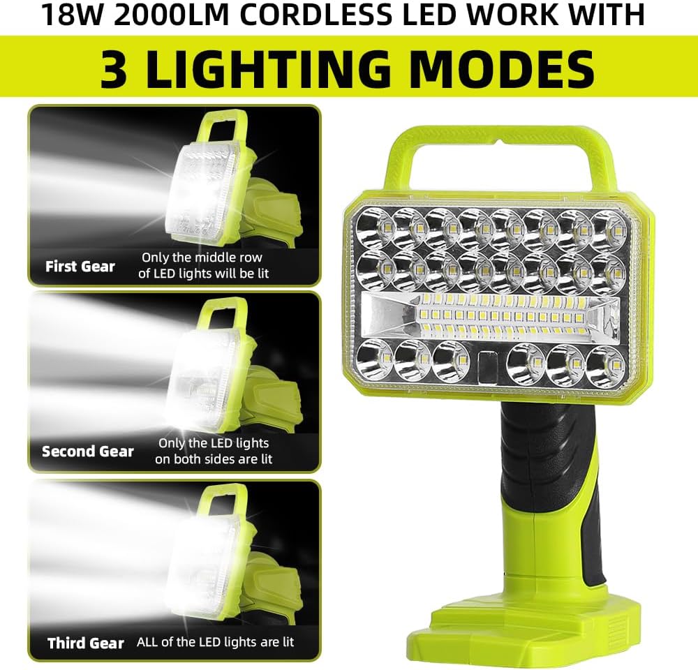 Lanterna LED sem fio de 18W 20 - Outdoor Camping Jobs avaliação e preço