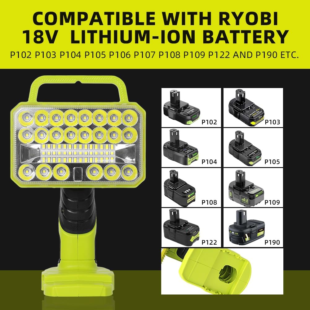 Lanterna LED sem fio de 18W 20 - Outdoor Camping Jobs avaliação e preço