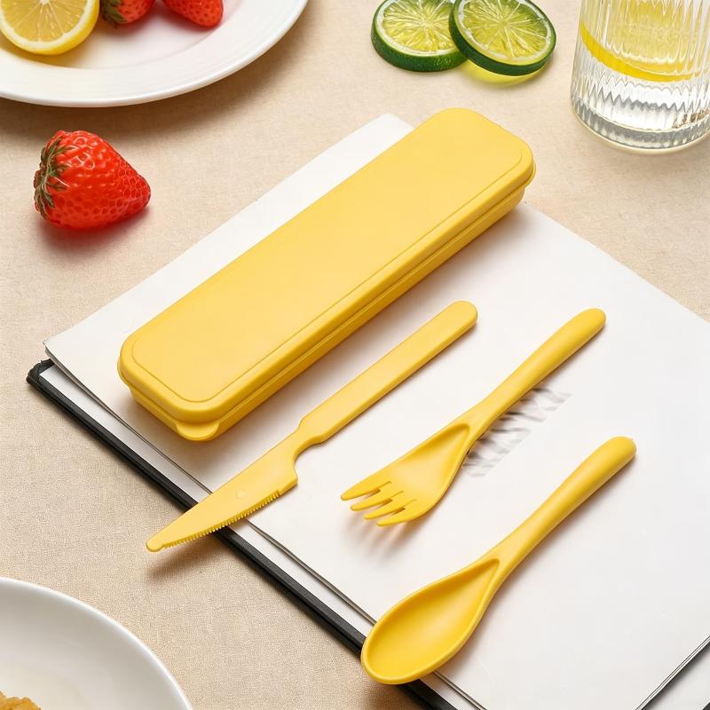 Conjunto de Talheres de Palha  - Camp Utensil Set avaliação e preço