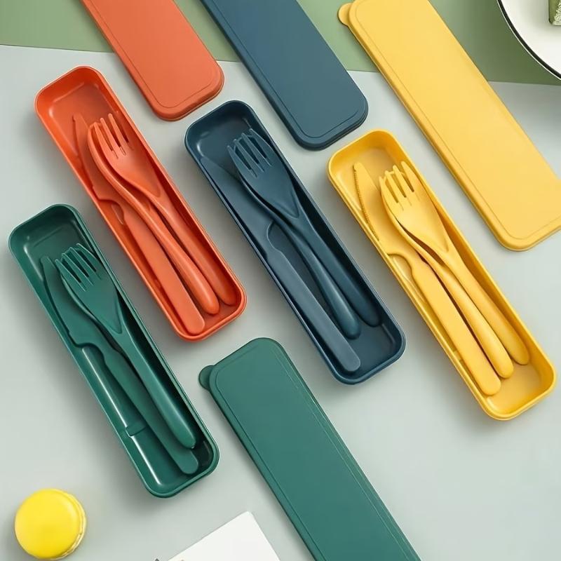 Conjunto de Talheres de Palha  - Camp Utensil Set avaliação e preço
