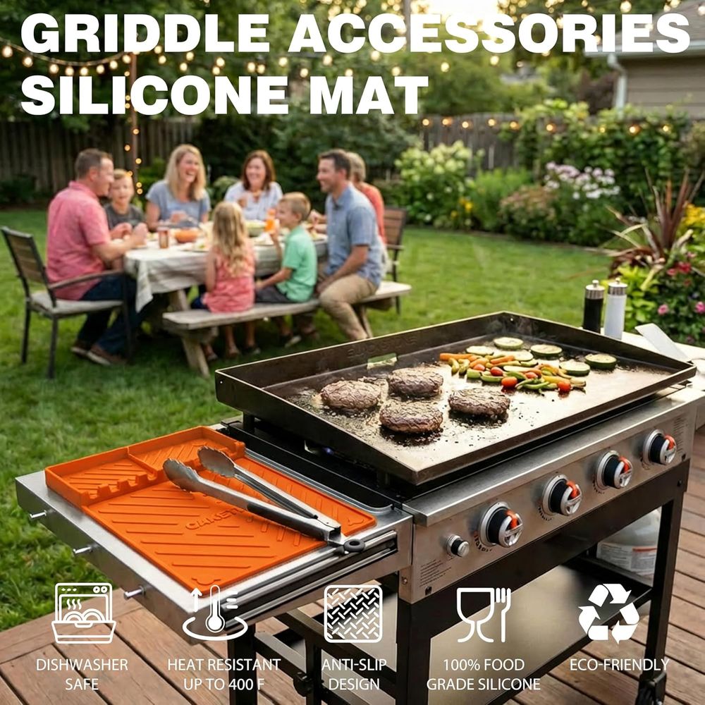 Tapetes de Silicone para Grelh - Outdoor Camping Griddle avaliação e preço