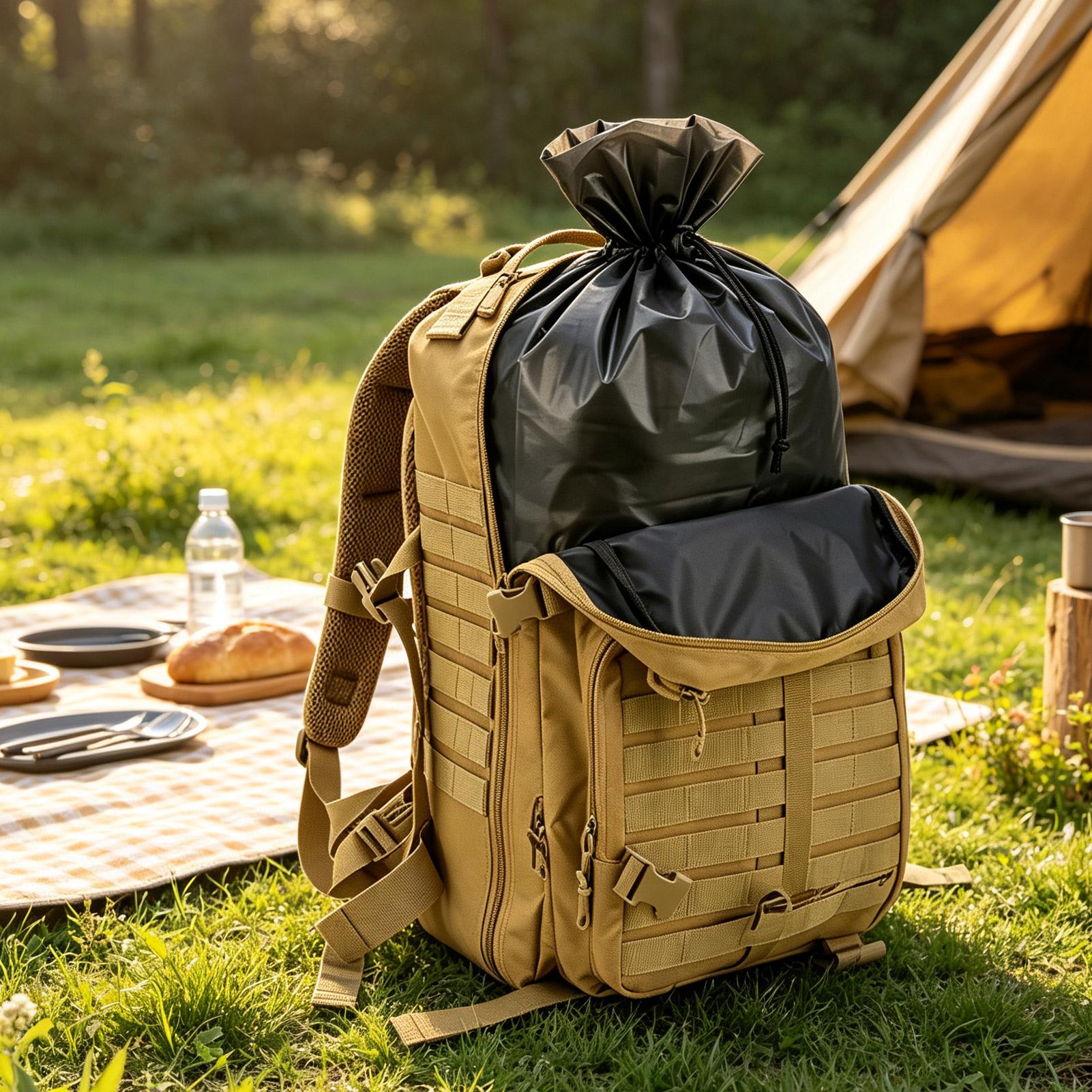 Forro de mochila à prova d'águ - Outdoor Camping Backpack avaliação e preço