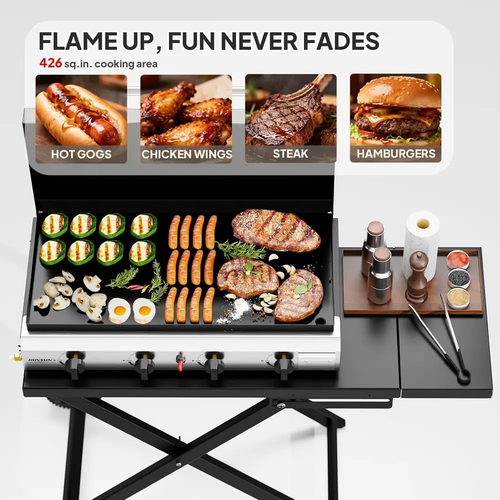 Churrasqueira Portátil a Gás P - Outdoor Camping Griddle avaliação e preço