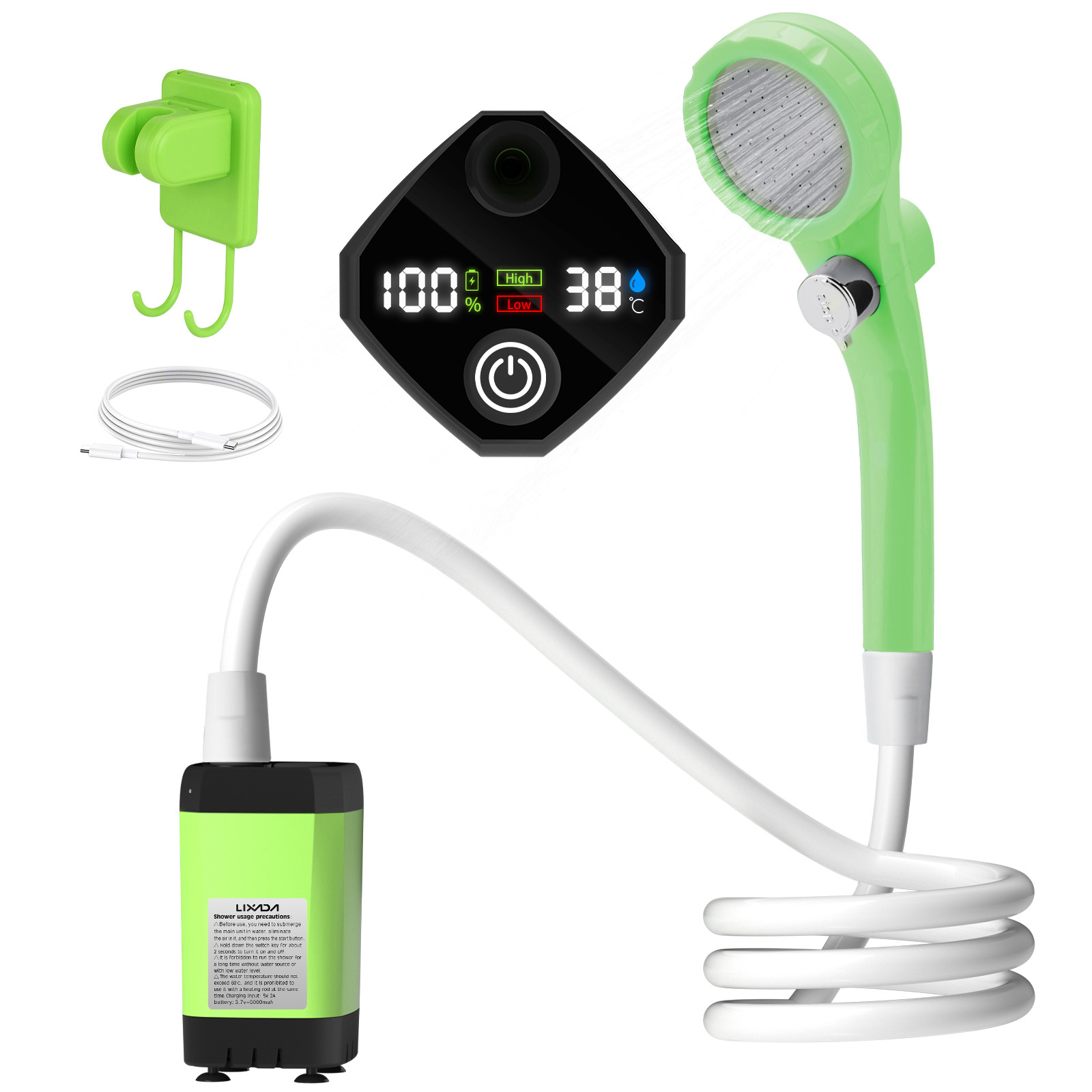 Lixada 6000mAh Bomba de chuvei - Camp Utensil Set avaliação e preço